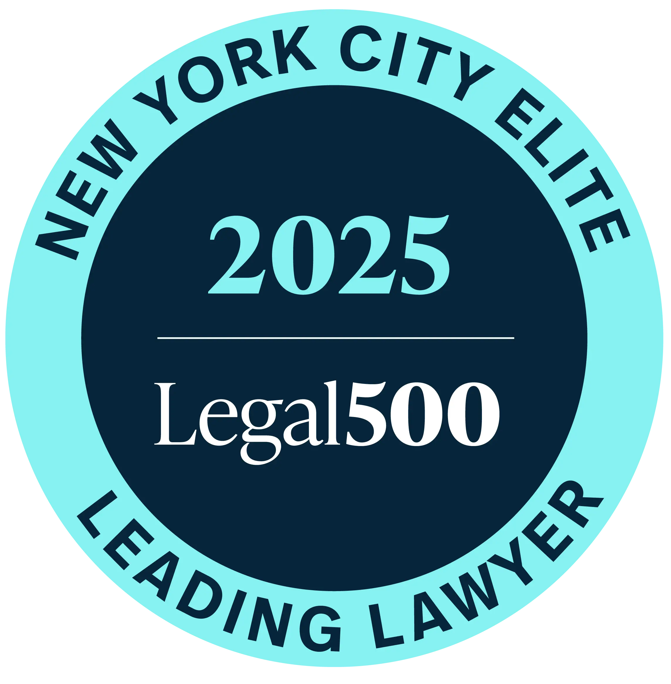 New York City Elite Leading Lawyer - 2025 Legal 500