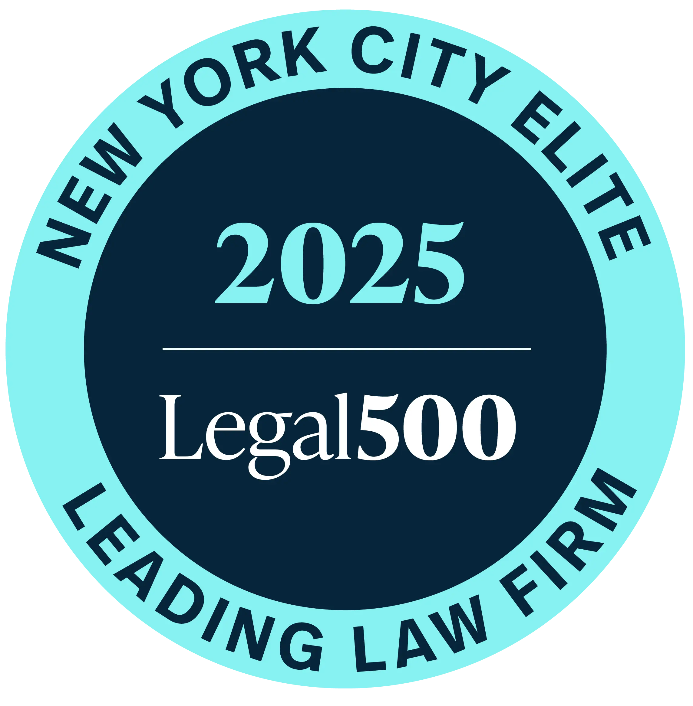 New York Elite Leading Law Firm - 2025 Legal 500