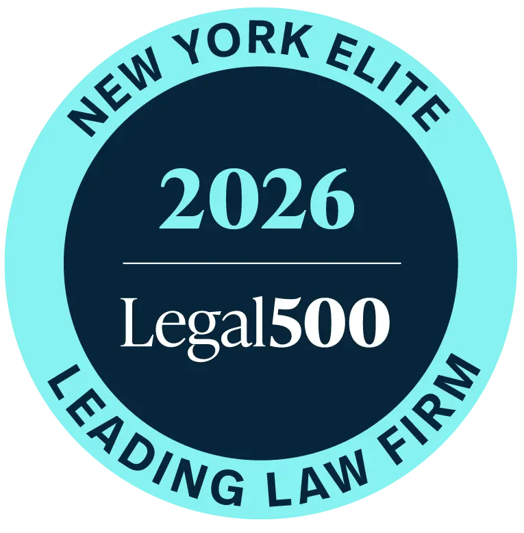 New York Elite Leading Law Firm - 2026 Legal 500